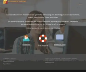 Fasttestweb.com(Adaptive Testing and Online Assessment) Screenshot