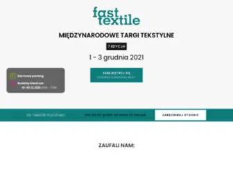 Fasttextile.com(Targi Fast Textile) Screenshot
