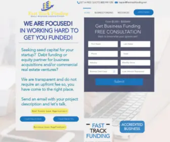 Fasttrackfunding.net(FAST TRACK FUNDING) Screenshot
