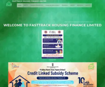 Fasttrackhfc.com(Fasttrack Housing Finance Limited) Screenshot