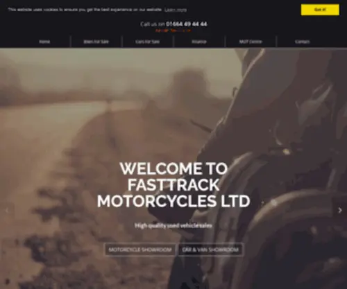 Fasttrackmotorcycles.co.uk(Used Motorcycles Sales) Screenshot