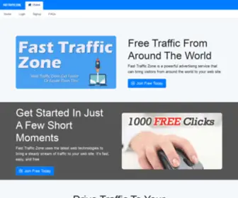 Fasttrafficzone.com(Fast Traffic Zone) Screenshot