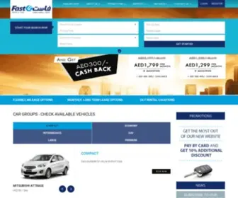 Fastuae.com(Leading Car Rental Company in the UAE) Screenshot