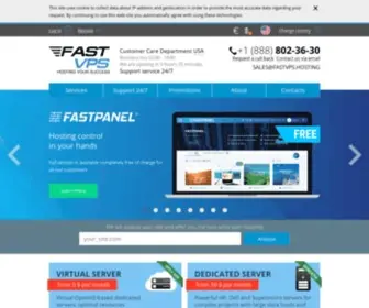 FastvPs.hosting(Virtual dedicated servers (VPS) Screenshot