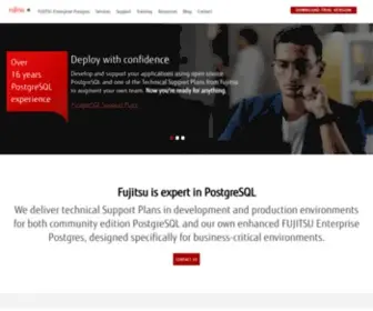 Fastware.com(FUJITSU Enterprise Postgres) Screenshot