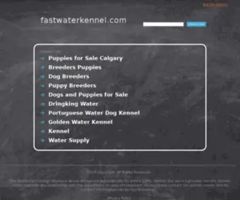 Fastwaterkennel.com(American Staffordshire terriers) Screenshot