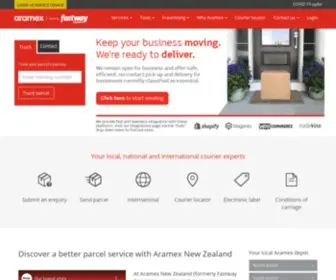Fastway.co.nz(Aramex New Zealand) Screenshot