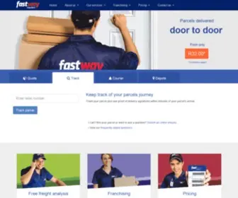 Fastway.co.za(Fastway Couriers) Screenshot