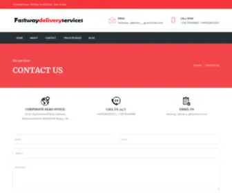 Fastwaydeliveryservices.com(We deliver right on time) Screenshot