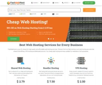 Fastwebhost.com(Fast Web Hosting) Screenshot