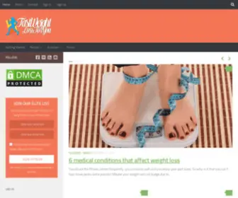 Fastweightlossforyou.com(Quick tips to lose weight fast) Screenshot