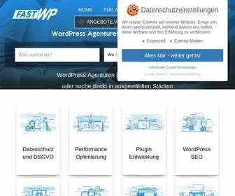 Fastwp.de(✔ WordPress Agenturen & Freelancer finden) Screenshot