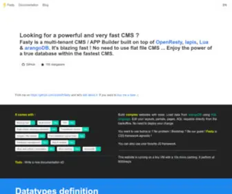 Fasty.ovh(You need a DB) Screenshot