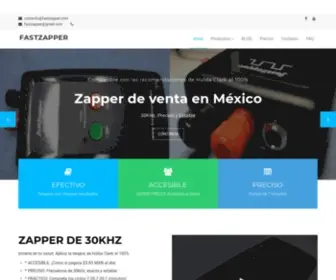 Fastzapper.com(Zapper de venta en Mexico para el Protocolo y Terapia de Hulda Clark) Screenshot