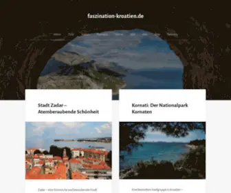 Faszination-Kroatien.de(Kroatien Reiseportal) Screenshot
