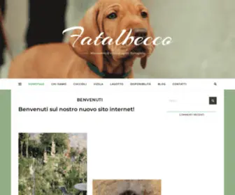 Fatalbecco.com(Allevamento di Vizsla e Lagotto Romagnolo) Screenshot