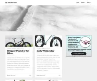 Fatbikereviews.com(Fat Bike Reviews) Screenshot