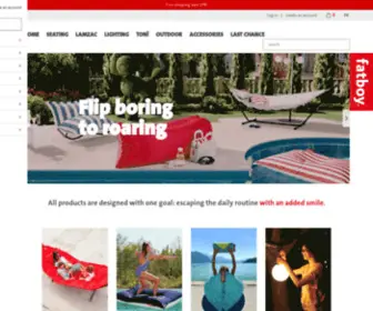 Fatboycanada.com(Iconic bean bags) Screenshot