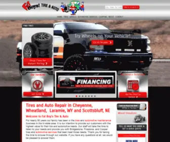 Fatboystires.com(Best Auto Repair & Tire Shop In Wyoming & NE) Screenshot