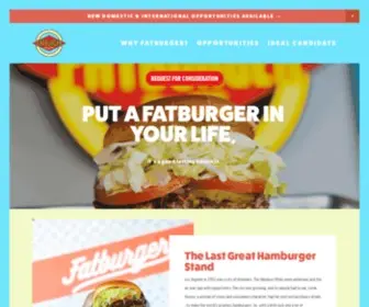 Fatburgerfranchise.com(Fatburger Franchise) Screenshot