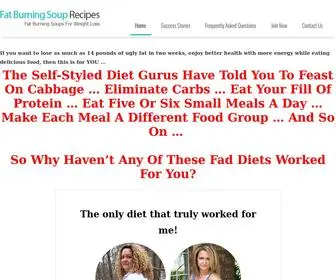 Fatburningsouprecipes.com(Fat Burning Soup Diet) Screenshot