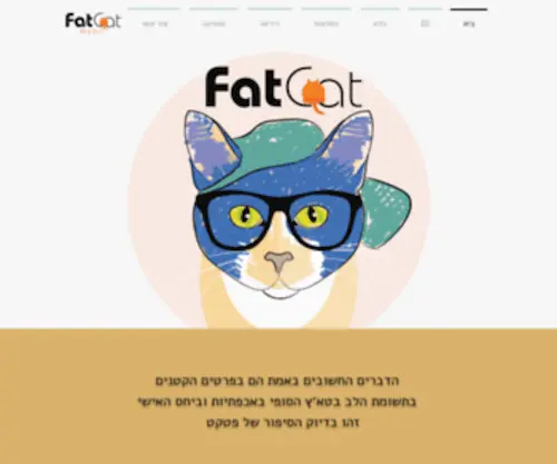 Fatcat.co.il(FatCat music) Screenshot