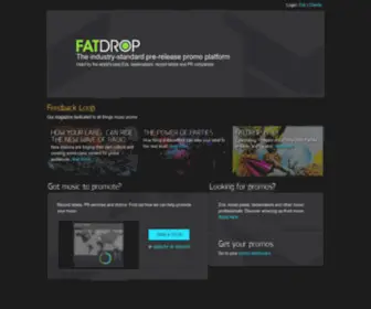 Fatdrop.co.uk(FATdrop FATdrop) Screenshot