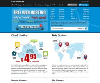 Fateback.com(Free and Cloud Web Hosting Services from FateBack) Screenshot