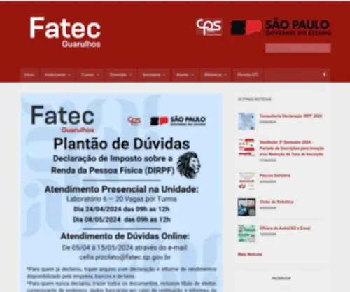 FatecGuarulhos.edu.br(Fatec Guarulhos) Screenshot