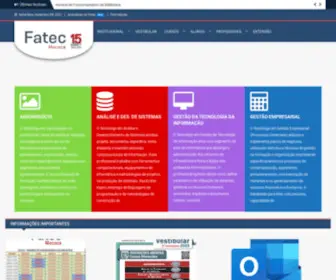 Fatecmococa.edu.br(Faculdade de Tecnologia de Mococa) Screenshot