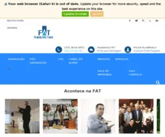 Fat.edu.br(Faculdade Anísio Teixeira de Feira de Santana) Screenshot