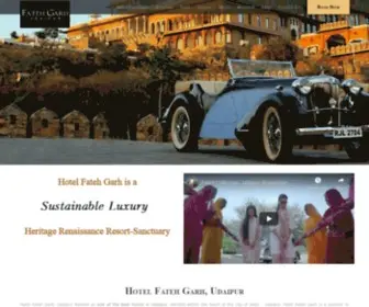 Fatehgarh.in(Heritage Hotels in Udaipur) Screenshot
