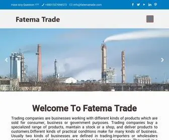 Fatematrade.com(Fatema Trade) Screenshot