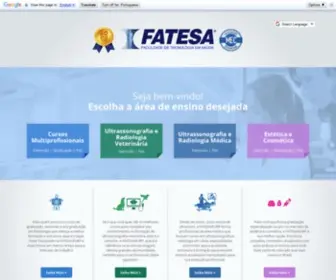 Fatesa.edu.br(FACULDADE DE TECNOLOGIA EM SAÚDE) Screenshot