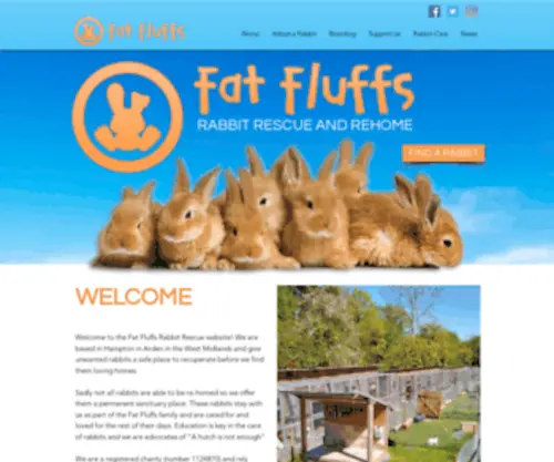Fatfluffs.com(Fat Fluffs Rabbit Rescue) Screenshot