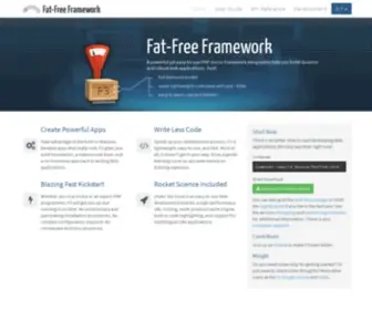 Fatfreeframework.com(Fat-Free Framework for PHP) Screenshot