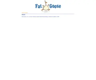 Fatgoose.com(Fat Goose) Screenshot