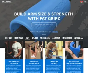 Fatgripz.ca(Serious Arm Size And Strength) Screenshot