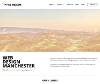 Fatheads.co.uk(Web Design Manchester) Screenshot