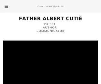 Fatheralbert.com(Father Albert Cutie) Screenshot