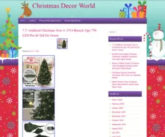 FatherchristmasdecorationWorld.com(Christmas Decor World) Screenshot