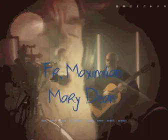 Fathermaxmusic.com(Maximilian Mary Dean) Screenshot