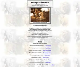 Fatheroflions.org(George Adamson conversationist) Screenshot