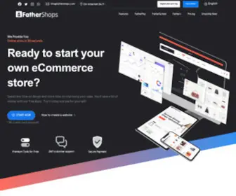 Fathershops.com(Create Your Free Online Store in Saudi Arabia) Screenshot