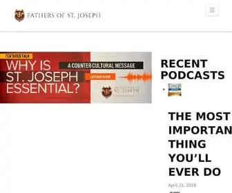 Fathersofstjoseph.org(The fathers of St. Joseph) Screenshot