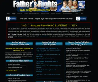 Fathersrightsinc.com(Father's Rights Family Law Legal Self Help and Information) Screenshot