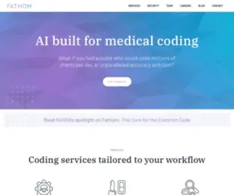 Fathomhealth.co(Medical coding automation) Screenshot