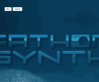 Fathomsynth.com(Fathom Synth. A new software synthesizer. Fathom) Screenshot