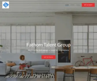 Fathomtalent.com(Fathom Talent Group) Screenshot