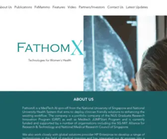 Fathomx.co(Home) Screenshot